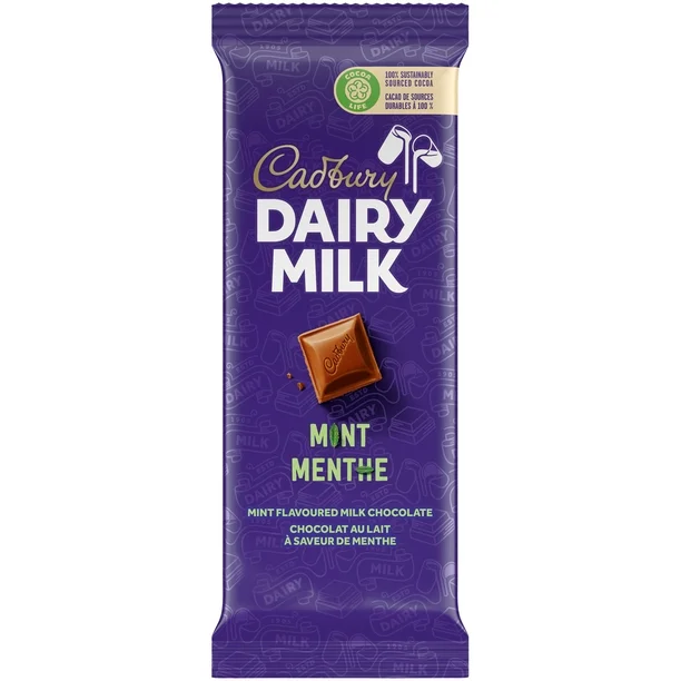 8. Cadbury Milk Mint flavored milk