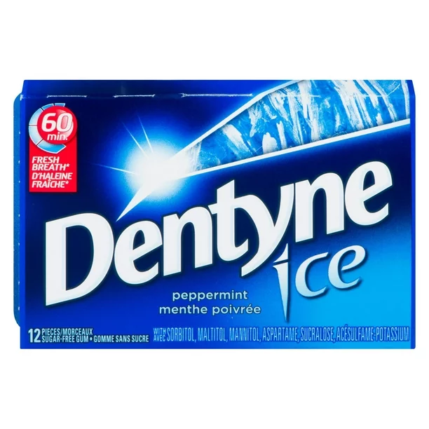 83. Dentlyne peppermint blue